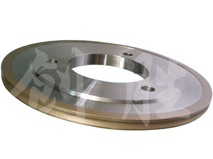 Bronze V-shaped grinding wheel