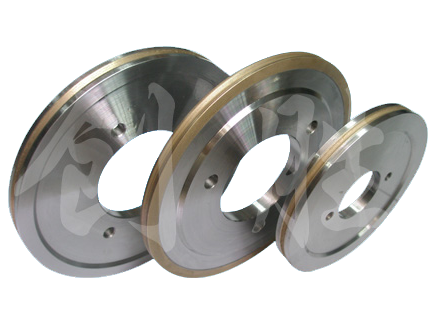 Bronze V-shaped grinding wheel